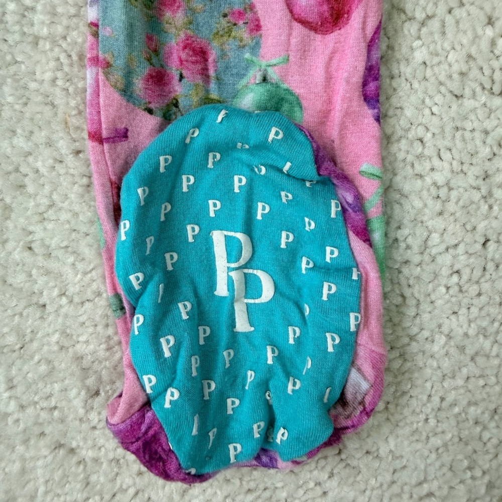 Posh Peanut “Posh Ornaments” Footie Ruffled Zippered One Piece - Picture 6 of 13